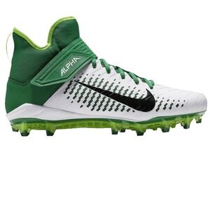 Nike Alpha Menace Pro 2 Football Cleats Mid White Pine Mens 11 UK 10 EU 45